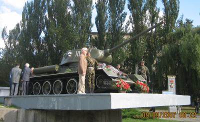 Kiev day of tankists